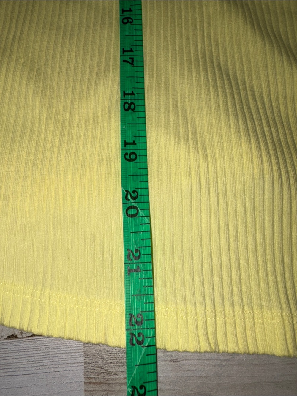 Old Navy Yellow Ribbed Crop Tank Top Plus Size 4X - Picture 6 of 11